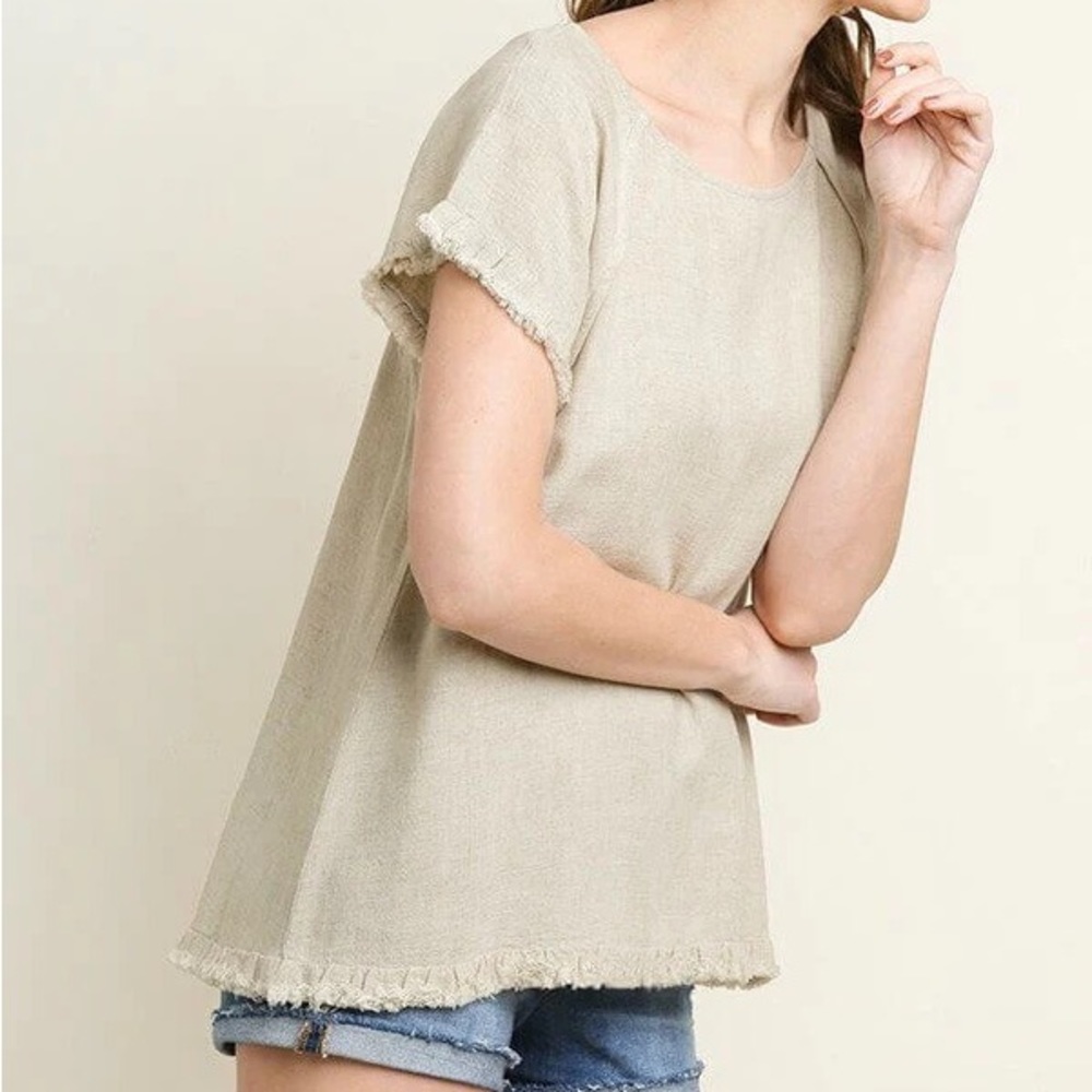 Umgee Linen Blend Top